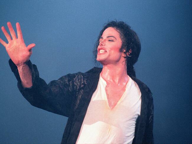Michael Jackson actuando en el Jerudong Park, Brunei, julio de 1996. Phil Dent/Redferns