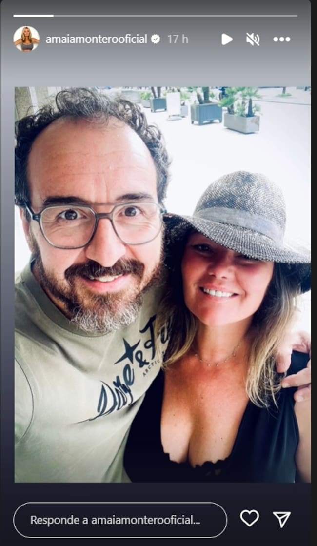 Captura de la story de Instagram de Amaia Montero