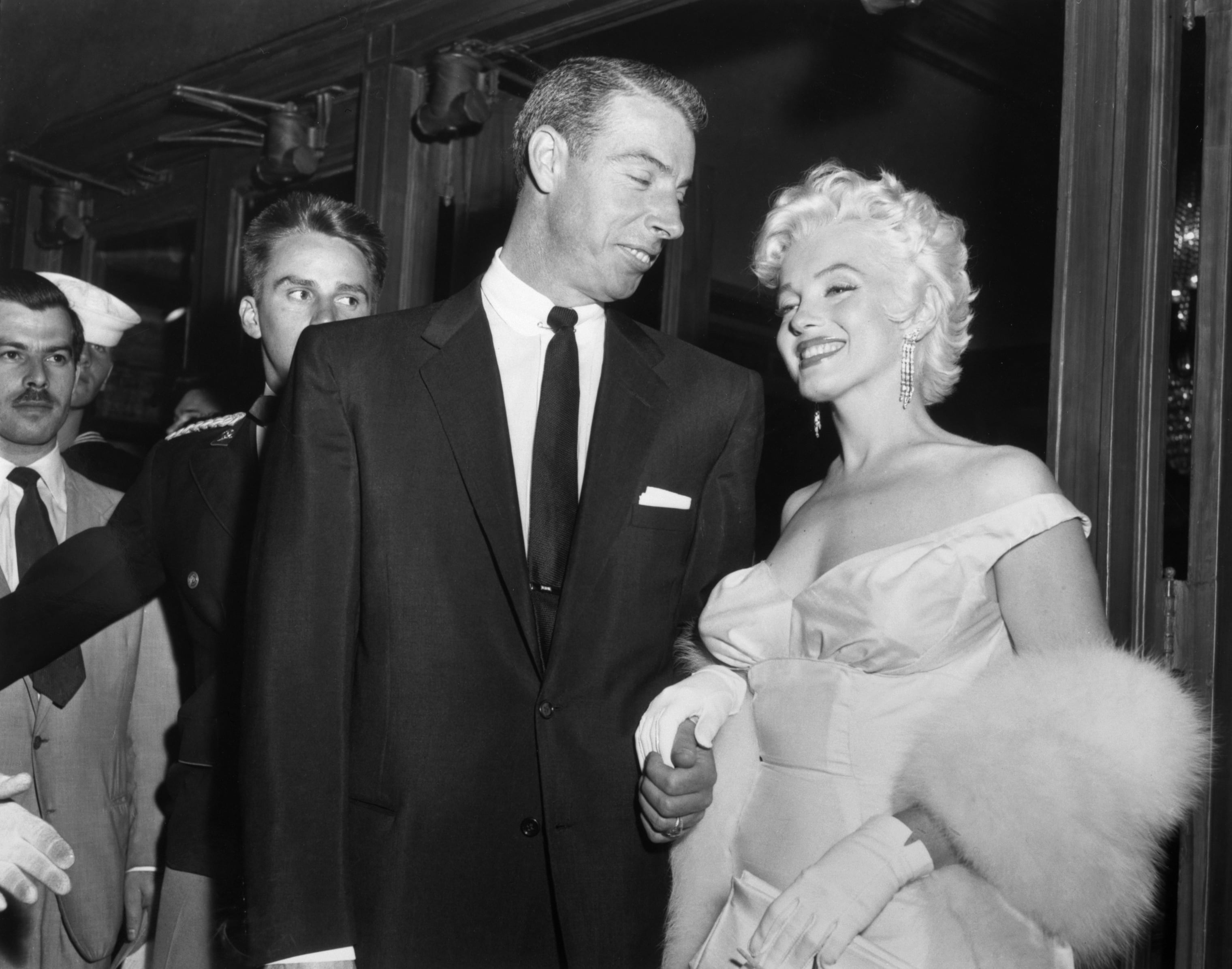 Joe DiMaggio y Marilyn Monroe.