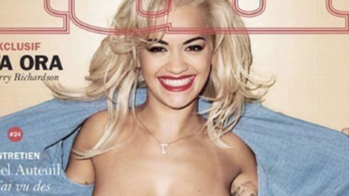 Rita hora sale en topless en la tapa de una revista
