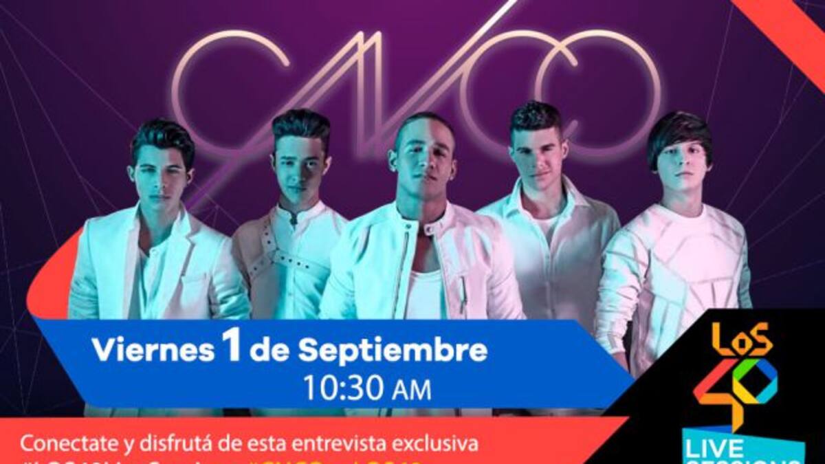 #AHORA Mirá en vivo LOS40 LIVE SESSIONS especial CNCO