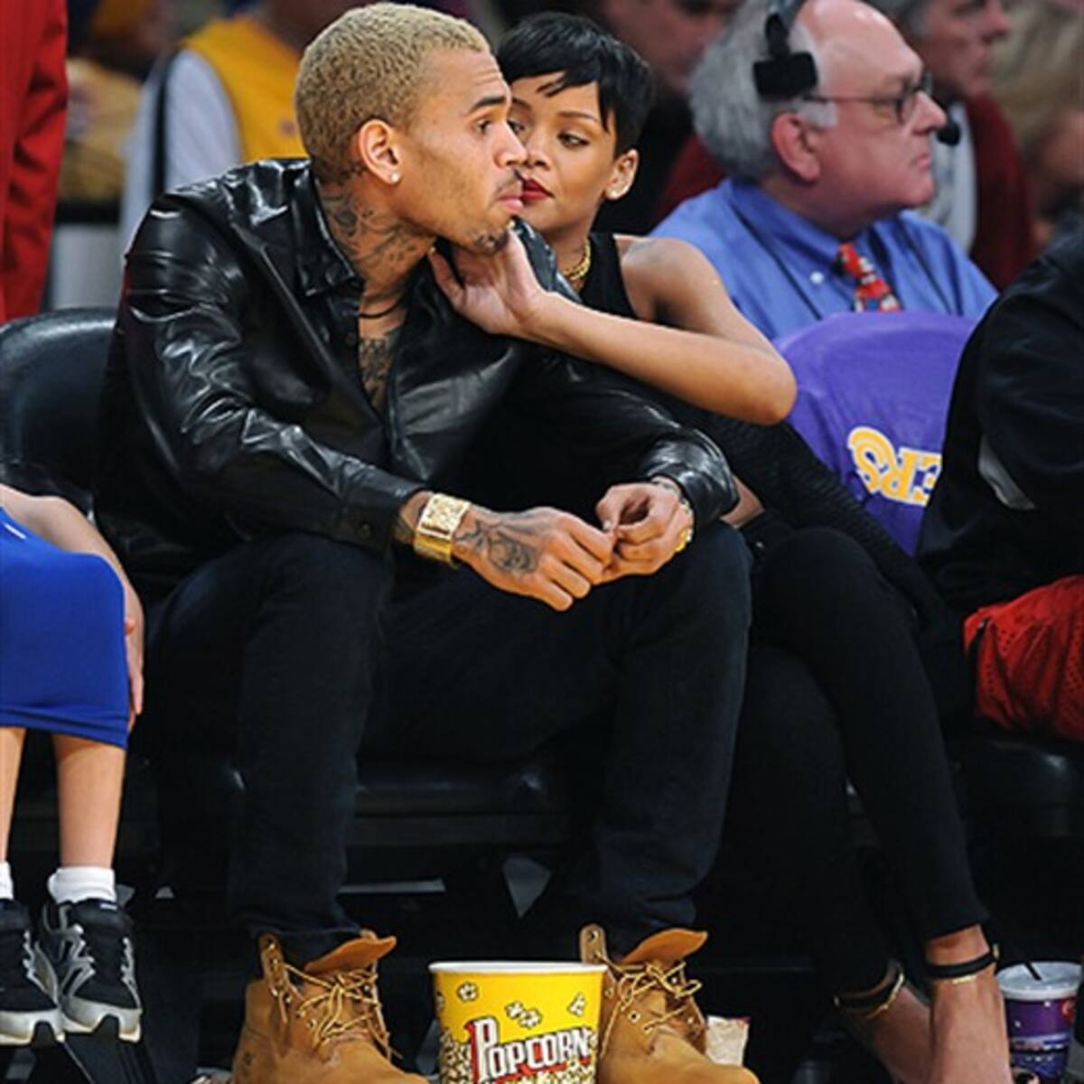 Chris Brown y Rihanna juntos en navidad