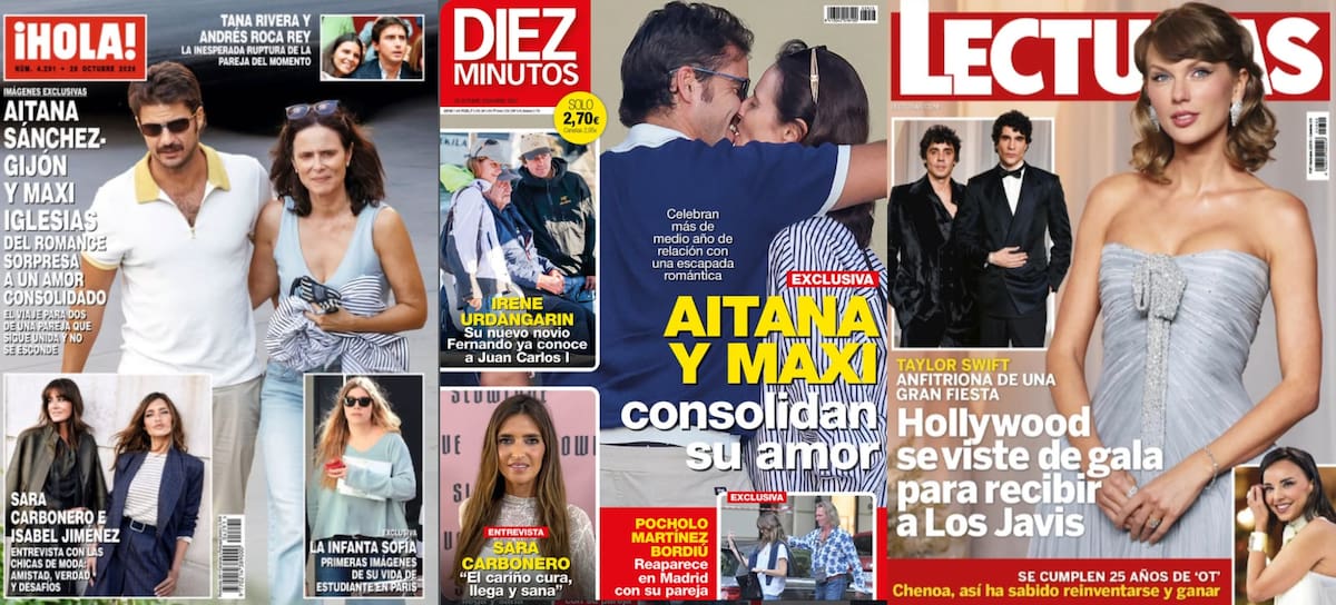 Portadas de la revistas del corazón de hoy, 21 de octubre