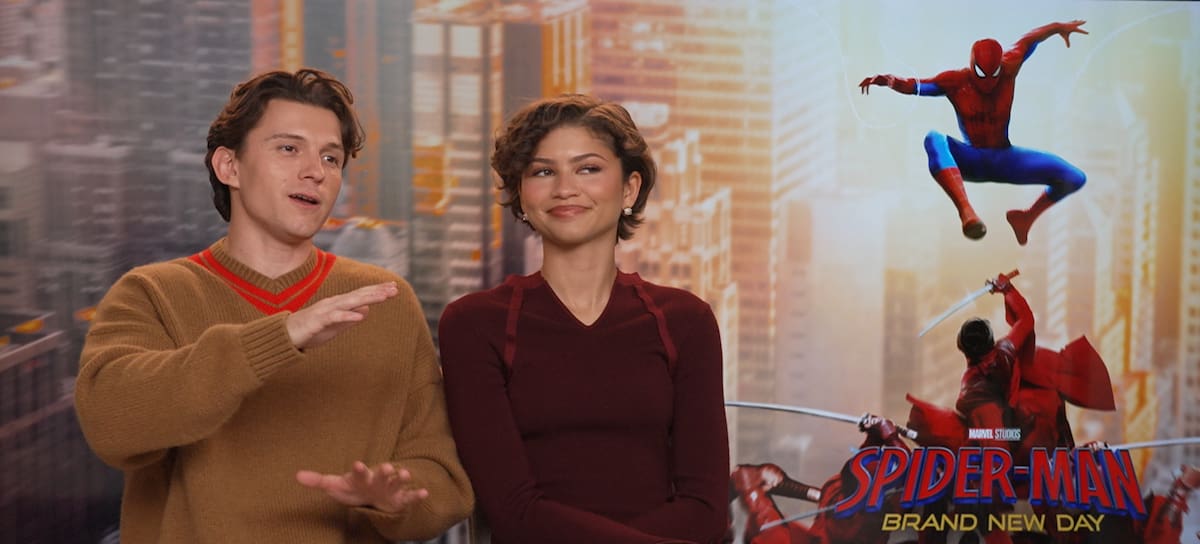 Tom Holland y Zendaya en su entrevista con LOS40 en Madrid por el estreno de 'Spider-Man: Brand New Day'. / LOS40