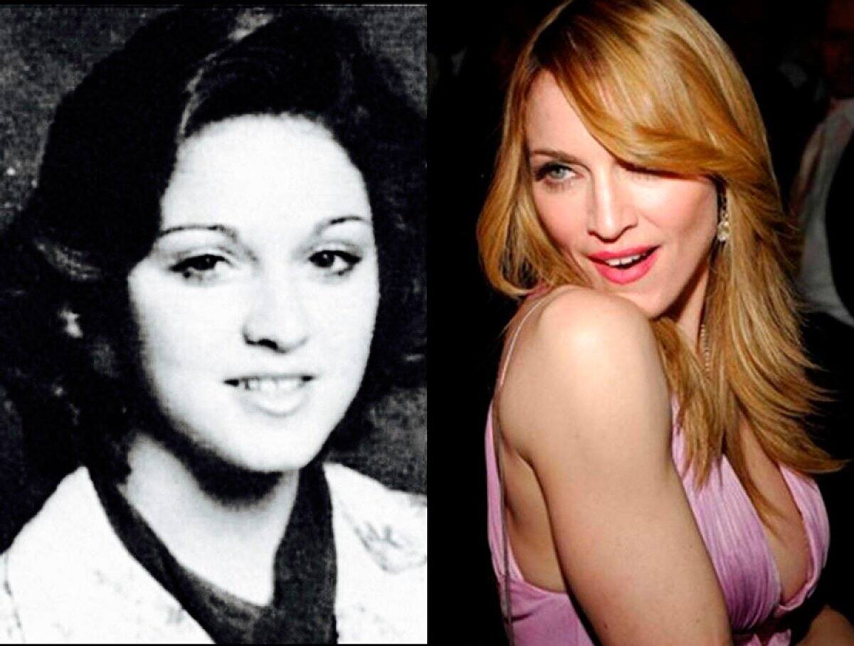 Una joven Madonna sonríe para la cámara.