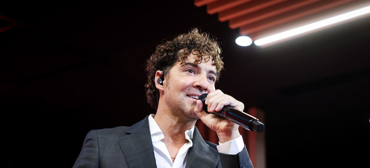 David Bisbal en la inauguración de Work Café Santander