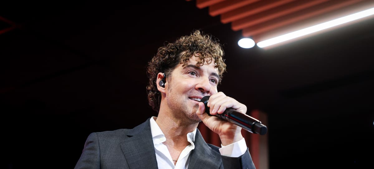 David Bisbal en la inauguración de Work Café Santander