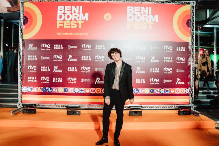 Roger Padrós en la presentación del Benidorm Fest 2024