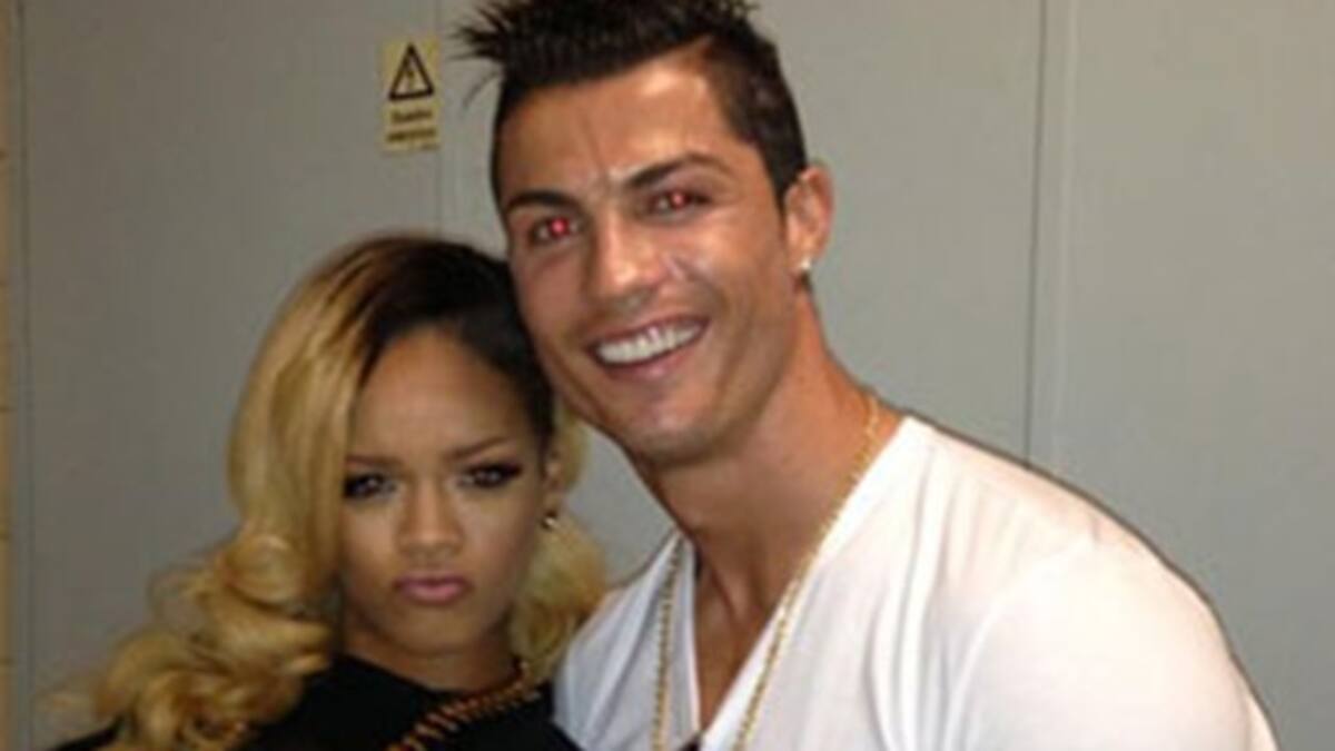 Rihanna posó con Cristiano Ronaldo en foto