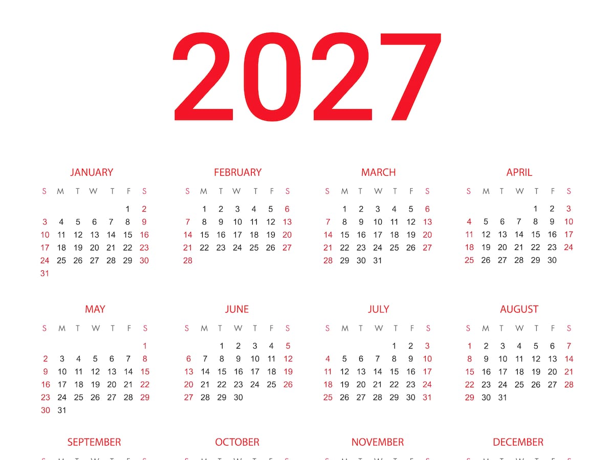 El BOE publica el calendario laboral de 2027: estos serán los 9 días festivos nacionales y los principales puentes del año