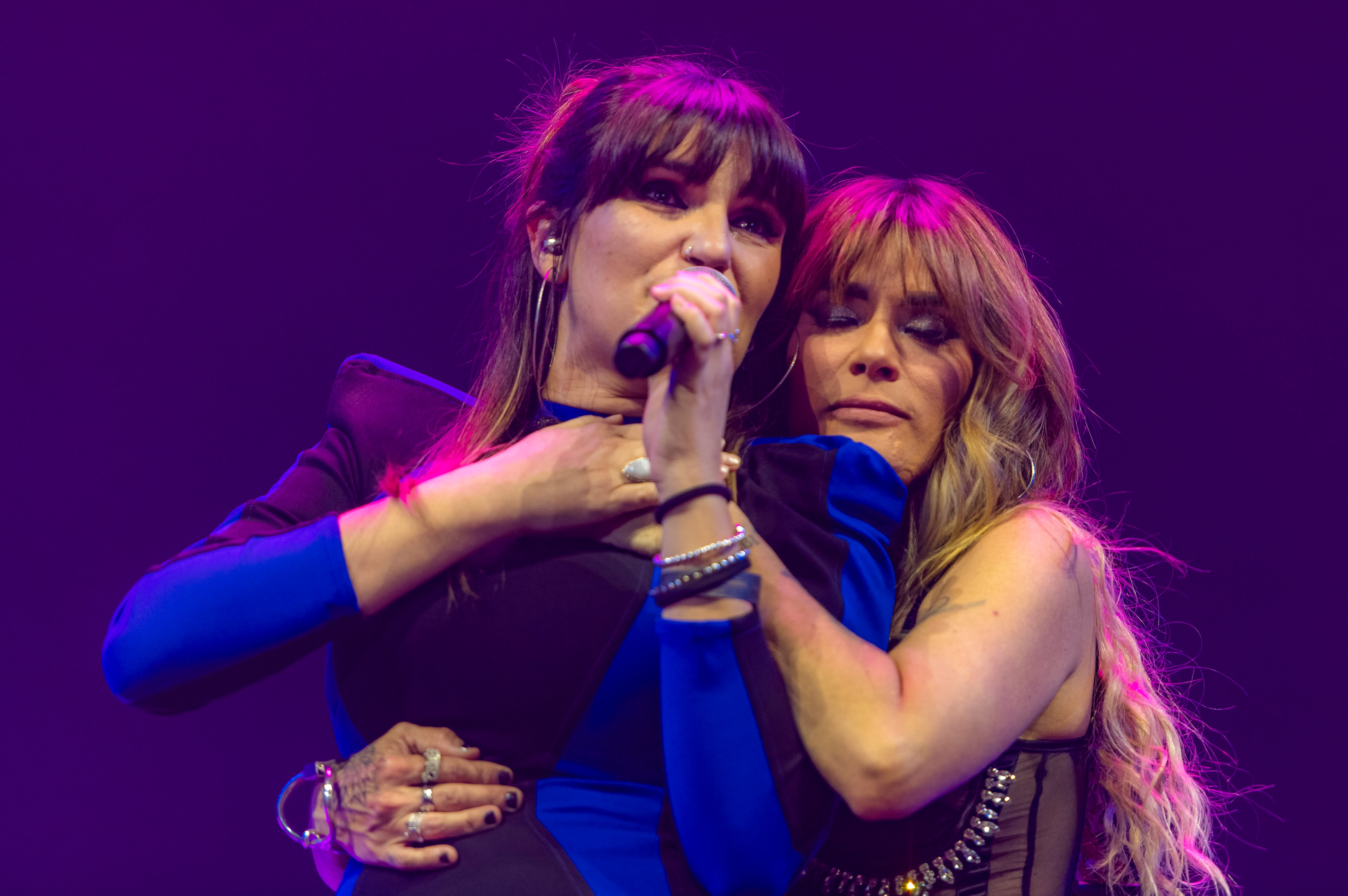 Rozalén, en el concierto de Kany García en el Movistar Arena de Madrid 2025.