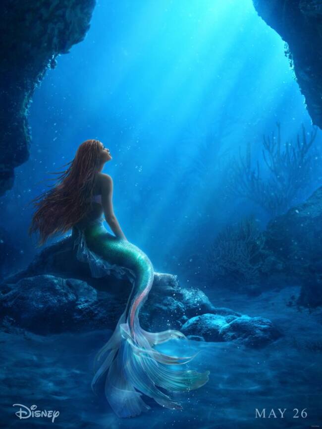 Póster oficial del live-action de 'La Sirenita'.