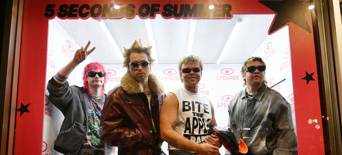 5 Seconds of Summer, en un evento promocional de su álbum