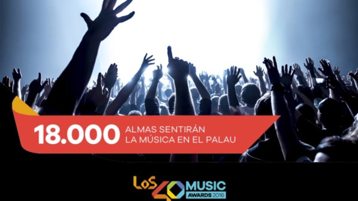 LOS40 Music Awards: un espectáculo colosal, en cifras