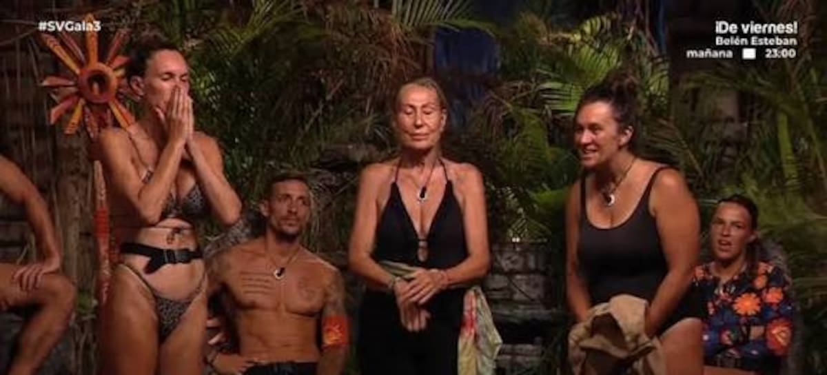 Yola Berrocal, Rosa Benito y Laura Cuevas se juegan la expulsión en 'Supervivientes All Stars 3'.