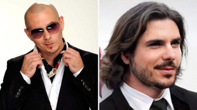 Pitbull sorprende con cabello largo