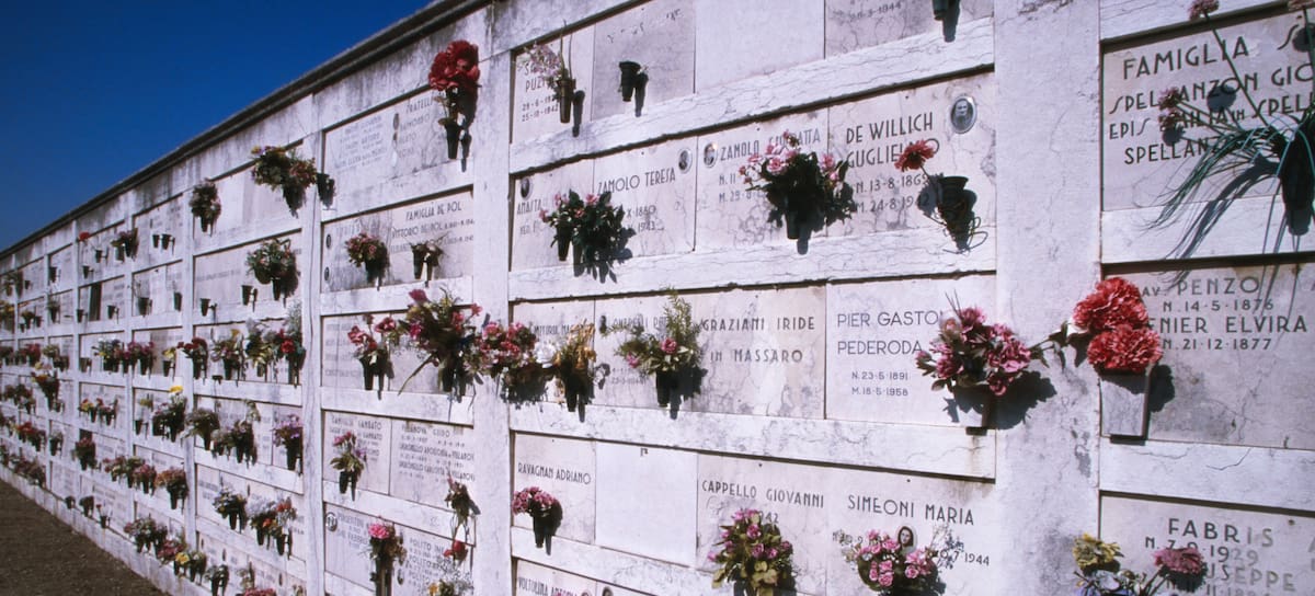 Imagen de un cementerio