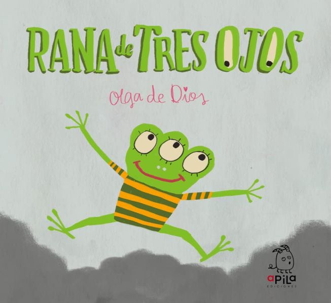 Rana de tres ojos.