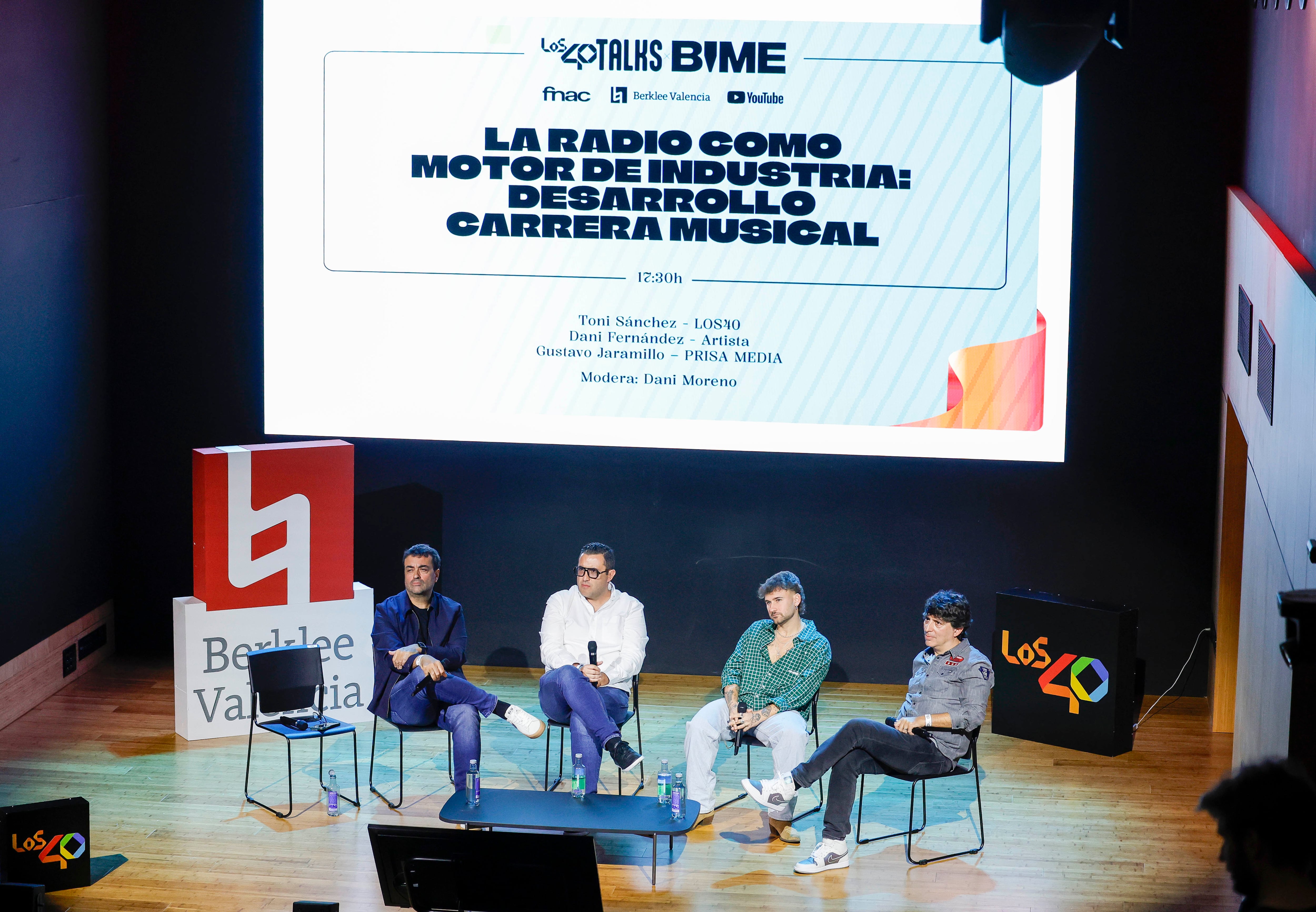 Dani Fernández, en LOS40 Talks x BIME