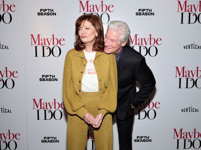 Susan Sarandon y Richard Gere en el preestreno de &#039;Quizás para siempre&#039; ,el pasado martes, en Nueva York.   