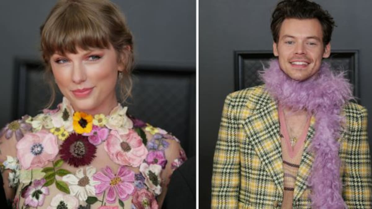 ¡Qué momento! Así fue el reencuentro de Taylor Swift y Harry Styles en los Premios Grammy