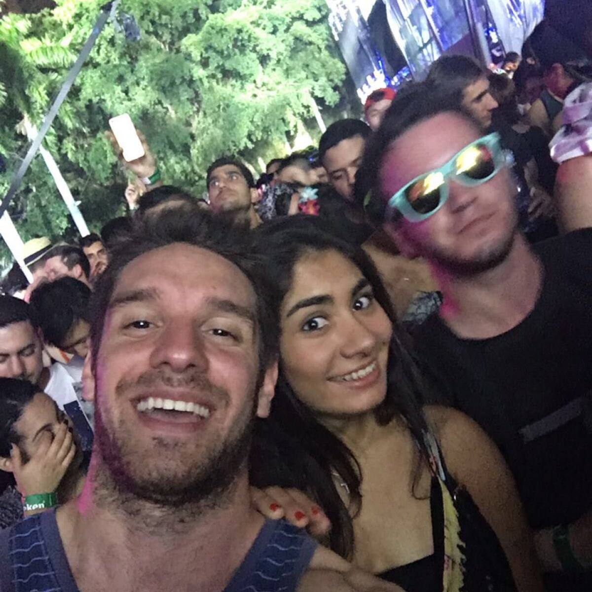 Mirá a Nico Maldonado junto a la ganadora del primer concurso de "Gira 40"