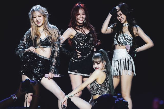 Las componentes del grupo Black Pink sobre el escenario del Festival Coachella. / Foto: Rich Fury/Getty Images for Coachella