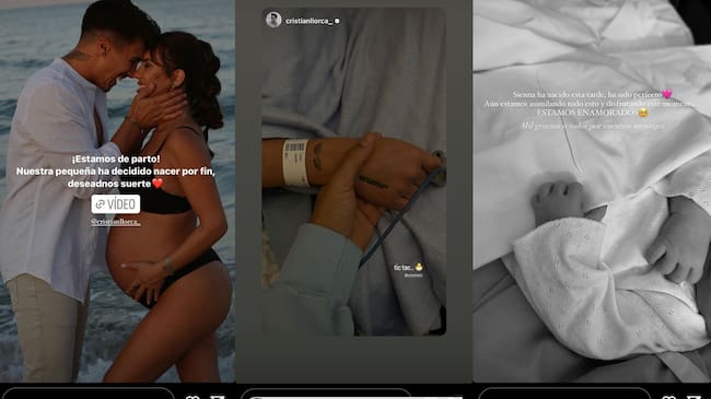 Laura Casabela y Christian Llorca, padres por fin.