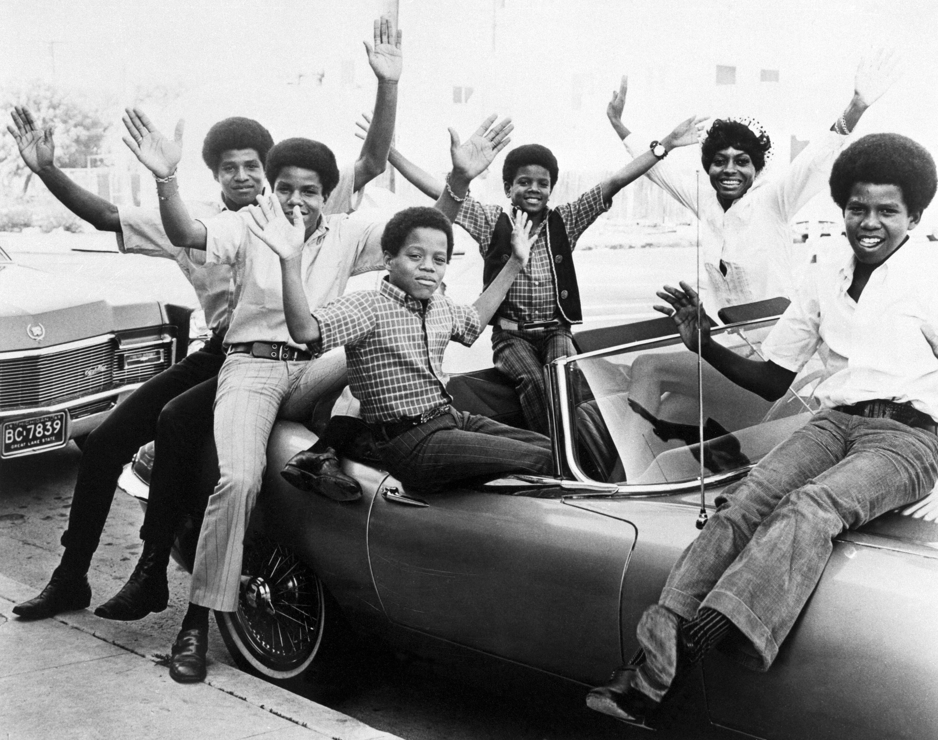 Jackson 5 y Diana Ross en 1970