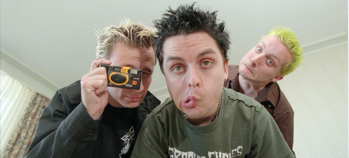 Mike Dirnt, Billie Joe Armstrong y Tré Cool, los miembros de Green Day al completo. / Dick Loek/Toronto Star via Getty