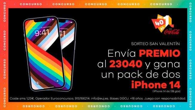 Sorteamos dos packs de San Valentín: cada uno contiene dos iPhone 14.