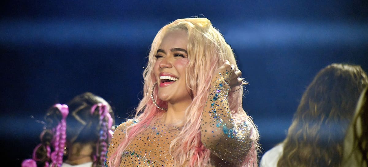 Karol G en Orlando con su Mañana Será Bonito Tour. (Photo by Gerardo Mora/Getty Images)