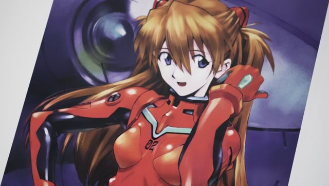 Imagen del libro de arte de la edición coleccionista de Evangelion.