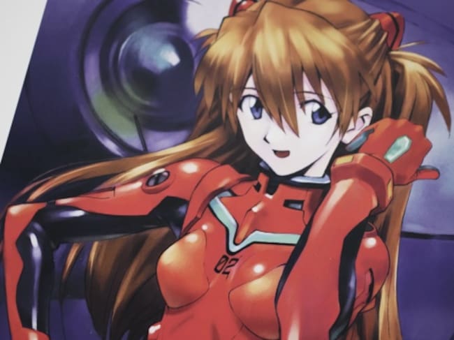 Imagen del libro de arte de la edición coleccionista de Evangelion.