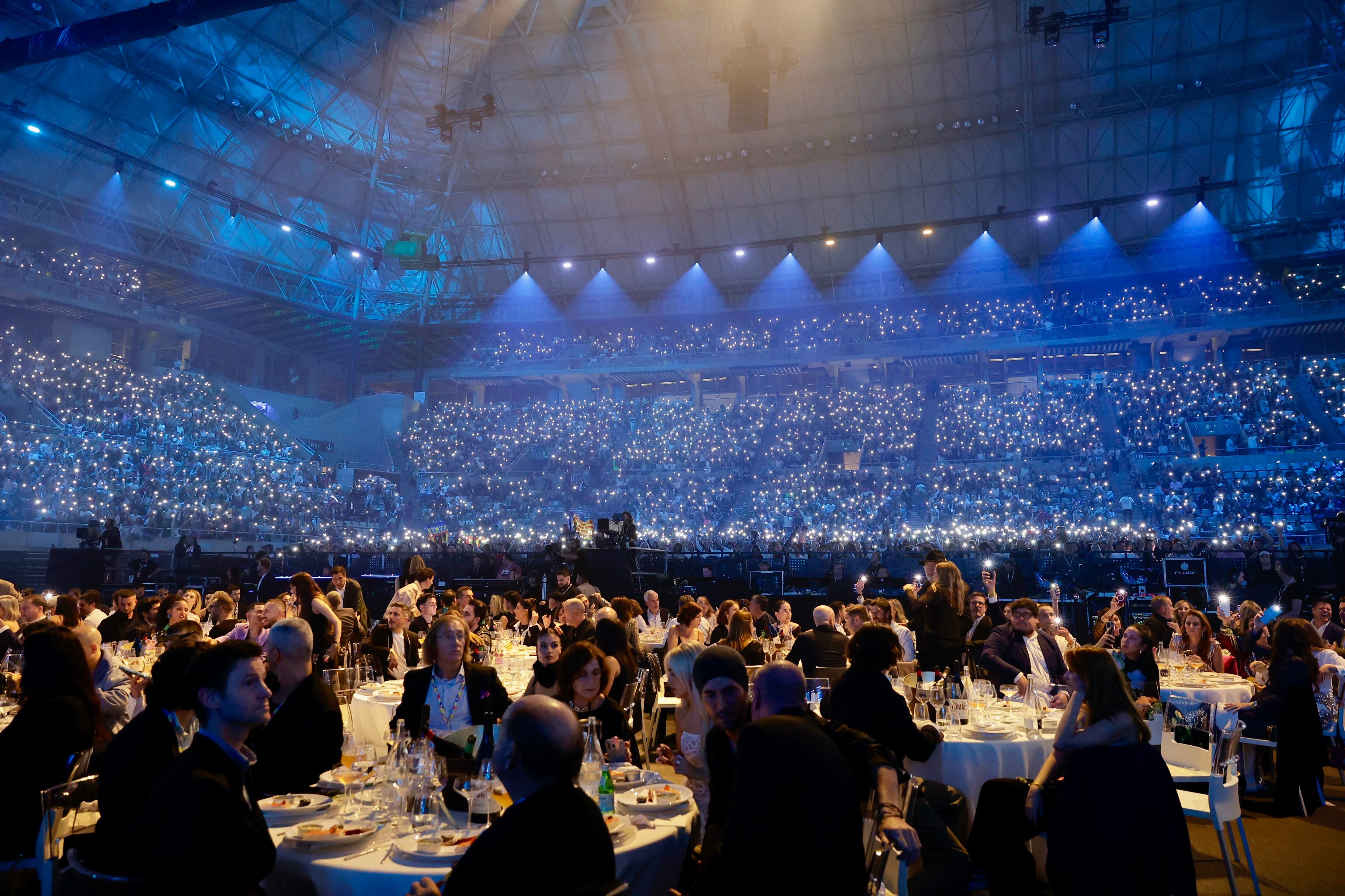 Así estaba el Palau Sant Jordi para nuestros galardones. ¡Moltes gracies, Barcelona!