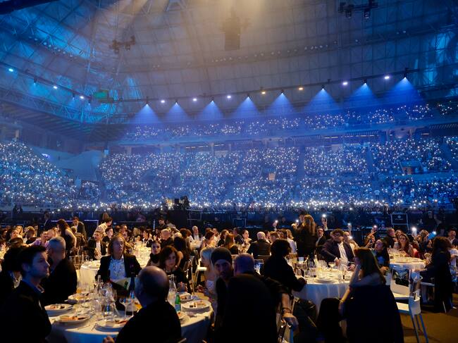Así estaba el Palau Sant Jordi para nuestros galardones. ¡Moltes gracies, Barcelona!