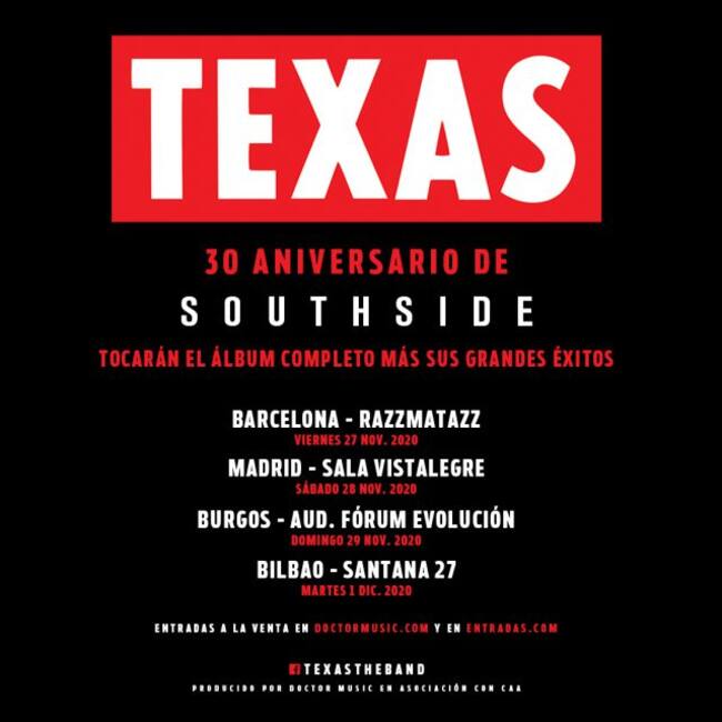 Gira española de Texas en 2020