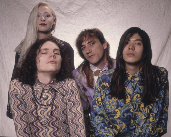 Los chicos de Smashing Pumpkins en 1991