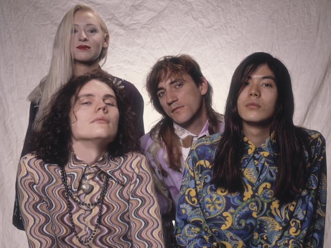 Los chicos de Smashing Pumpkins en 1991