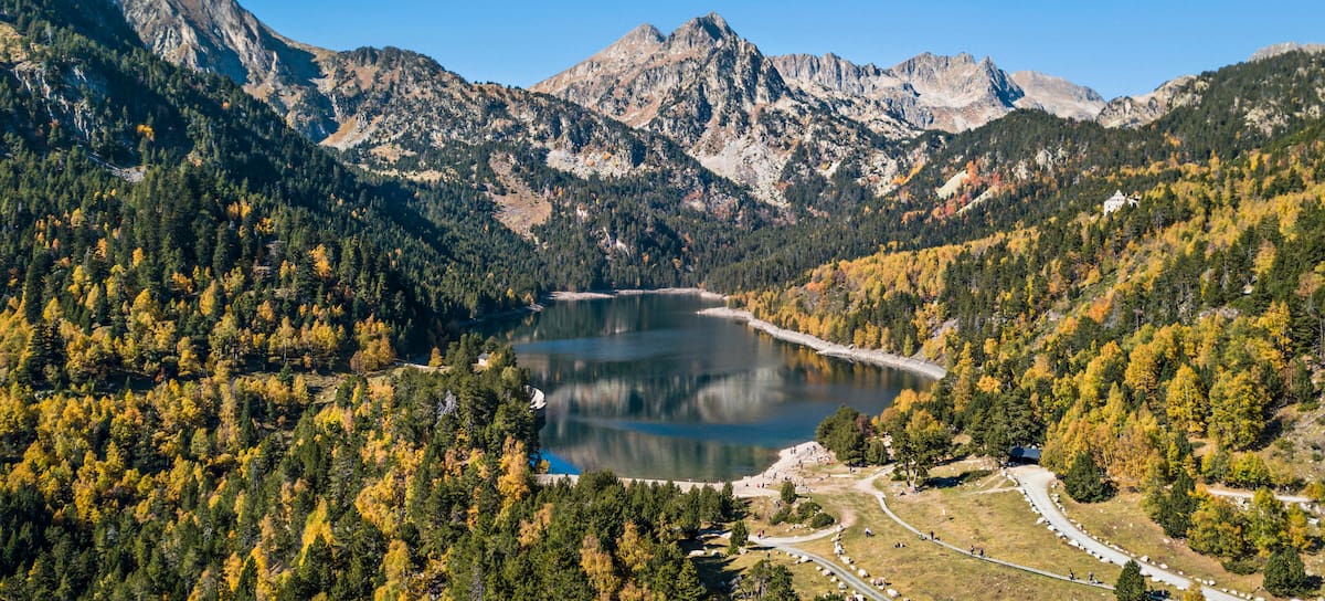 El lago de Sant Maurici, en los Pirineos catalanes.