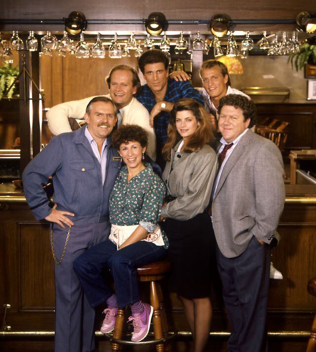 Los protagonistas de &#039;Cheers&#039;.