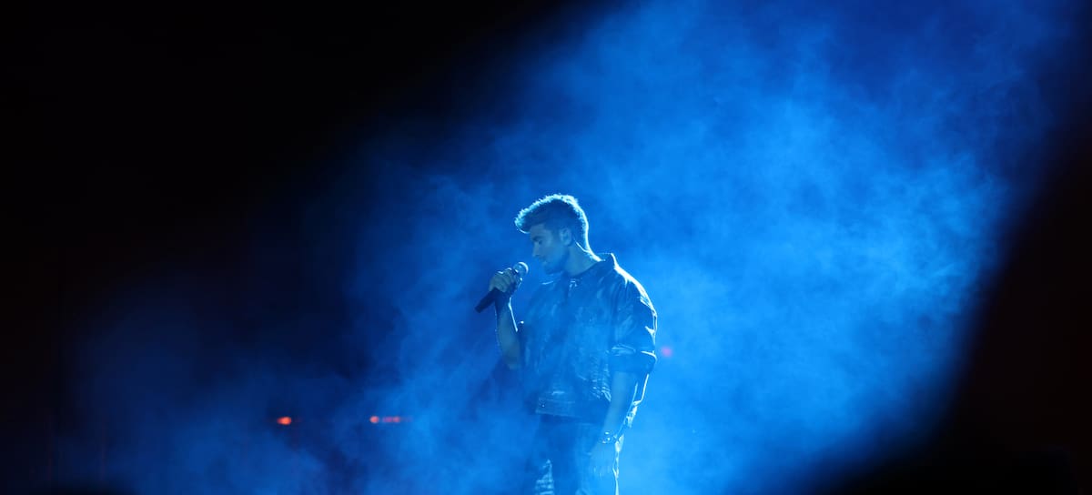 Pablo Alborán en los Latin Grammy.