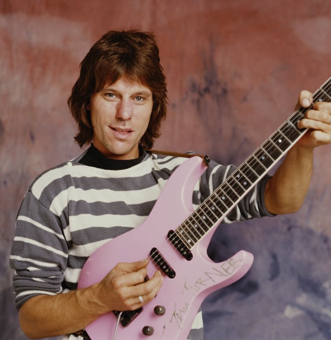 El guitarrista inglés Jeff Beck