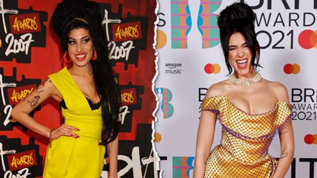 Dua Lipa rinde homenaje a Amy Winehouse en los Brit Awards