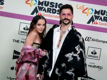 El curioso piropo que le lanzó Camilo a Evaluna en la premiación de LOS40 Music Awards