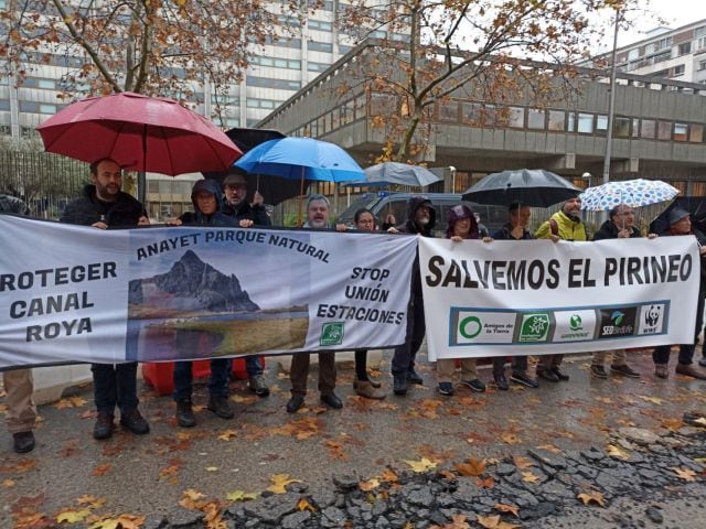 Un momento de la manifestación de este martes.