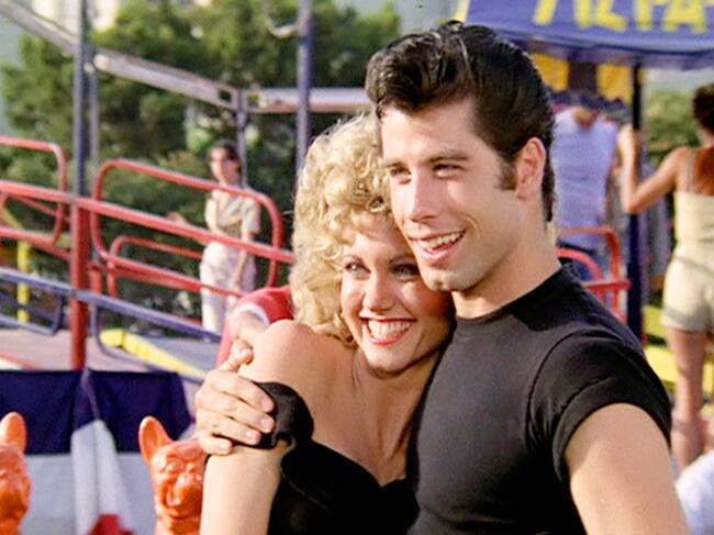 Olivia Newton-John y John Travolta en la mítica película Grease (1978).