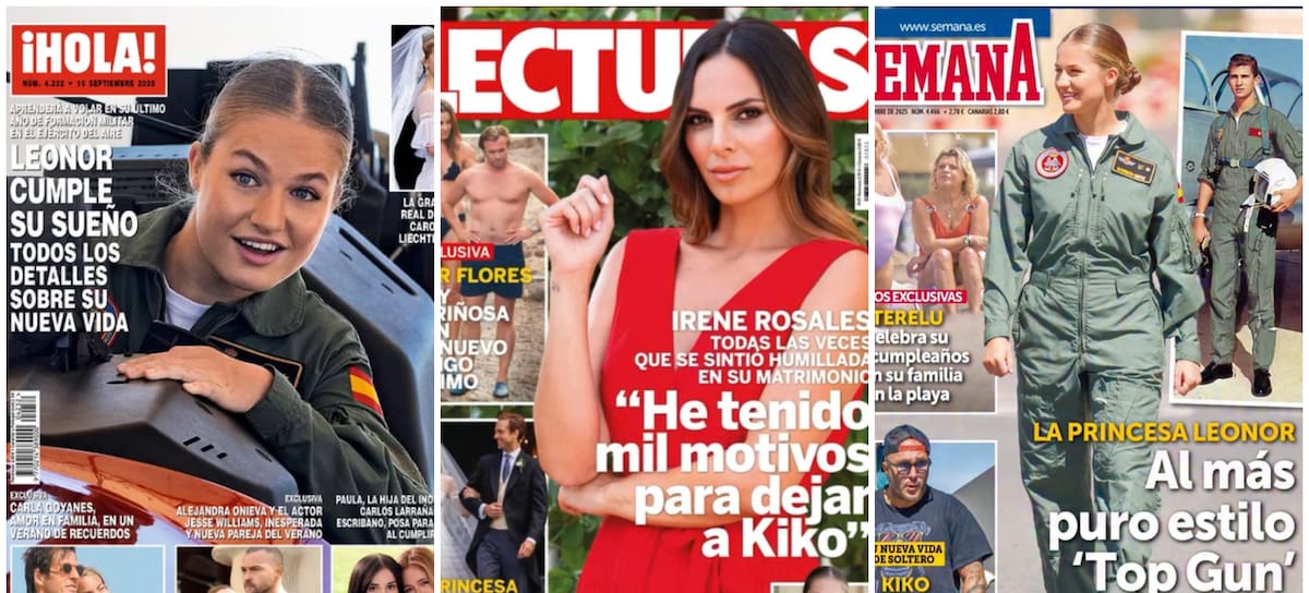 Las portadas de las revistas del corazón de hoy, 3 de septiembre (Instagram)