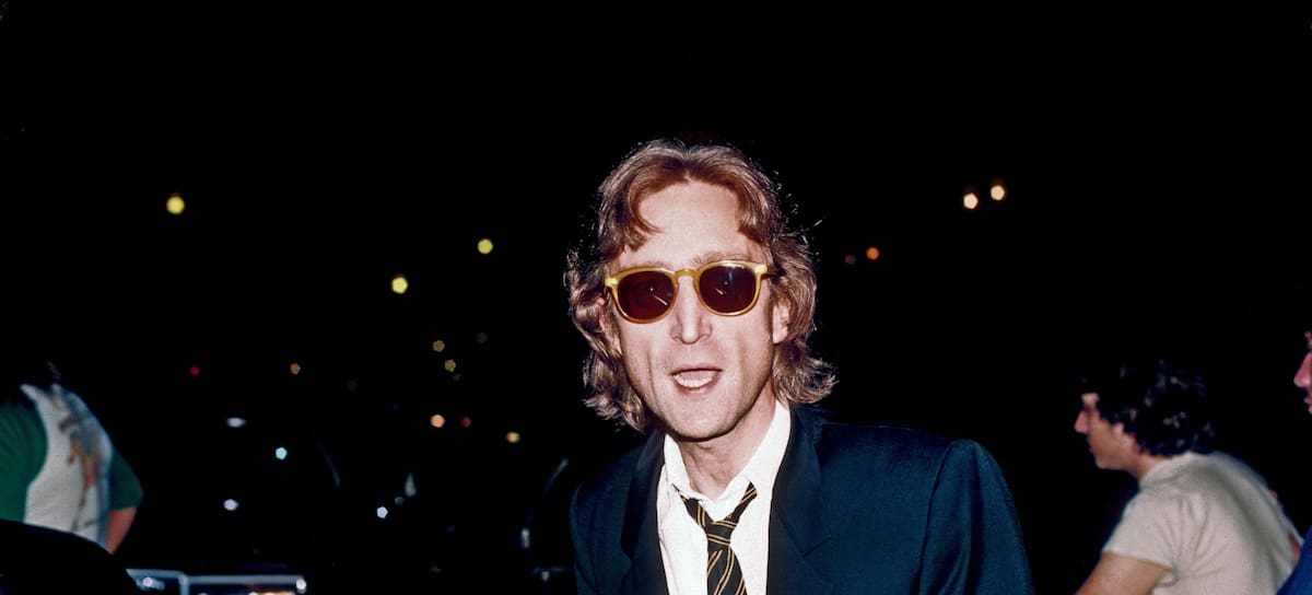 John Lennon llega al estudio 'The Hit Factory' en Nueva York, agosto de 1980