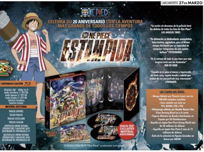 Celebramos el 20 aniversario de One Piece con 'Estampida'